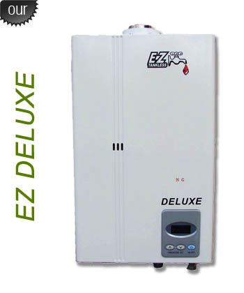 tankless water heaters - model ezdeluxe